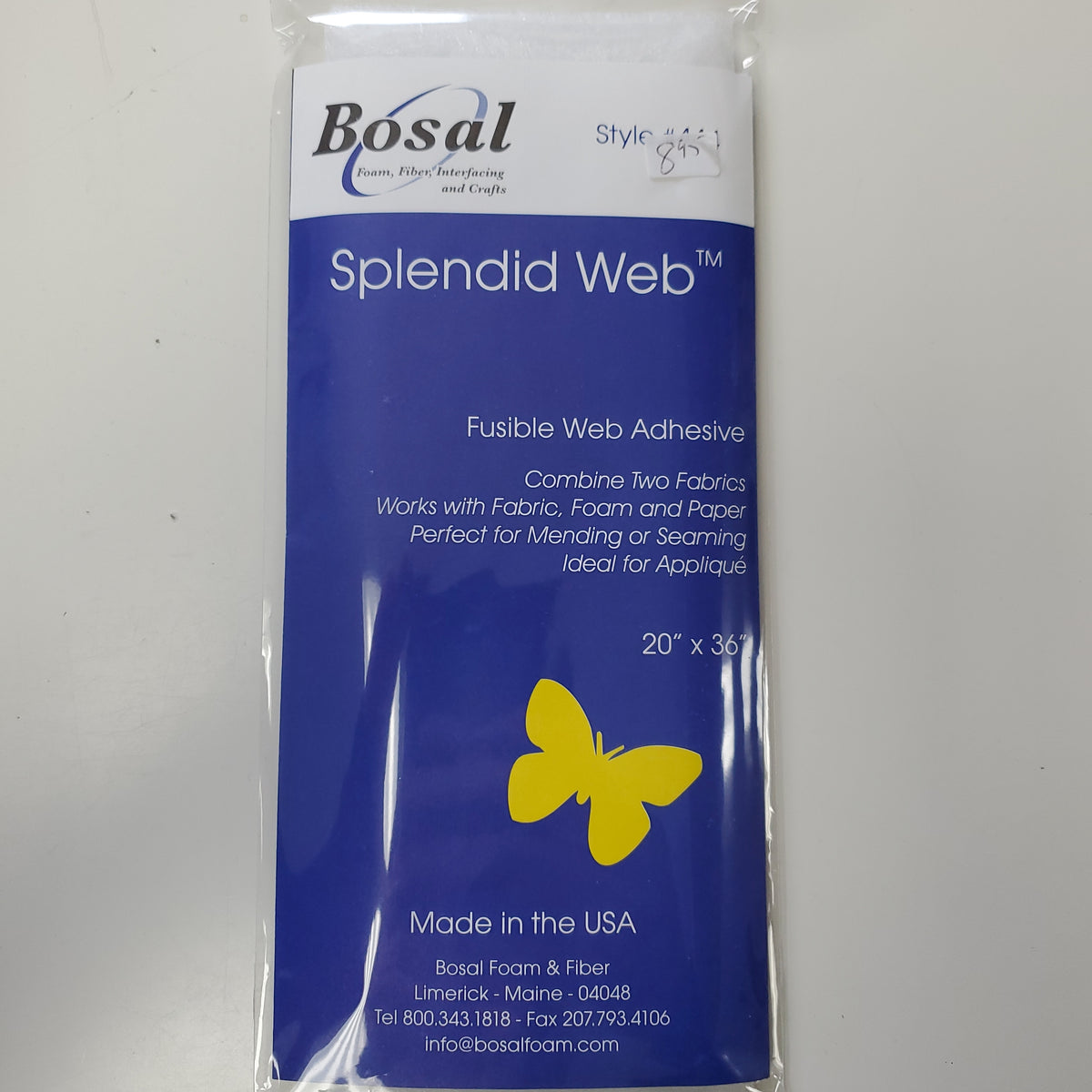 Splendid Web Plus Paper Backed Fusible Web Adhesive 15in x 36in